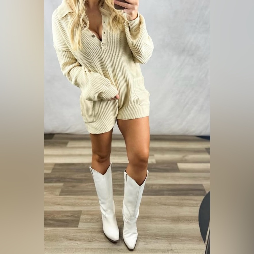 Sweater romper